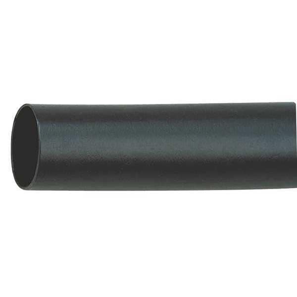 Insultab Shrink Tubing, 1.5in ID, Black, 4ft, PK5 - HSN-100 1-1/2 Blk 48