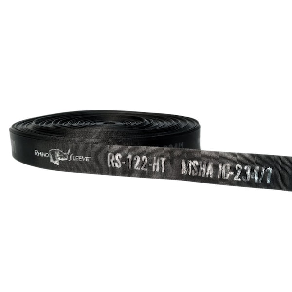 Rhino 0.68 Min. Inside Dia. 0.84 Max Inside Dia.  Rhino HT Nylon Sleeving - RS-68HT