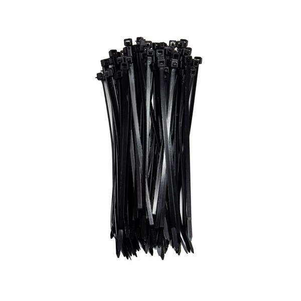 South Main Hardware 8-in  Releasable Pawl 50-lb, Black, 100 Speciality Tie - 222026