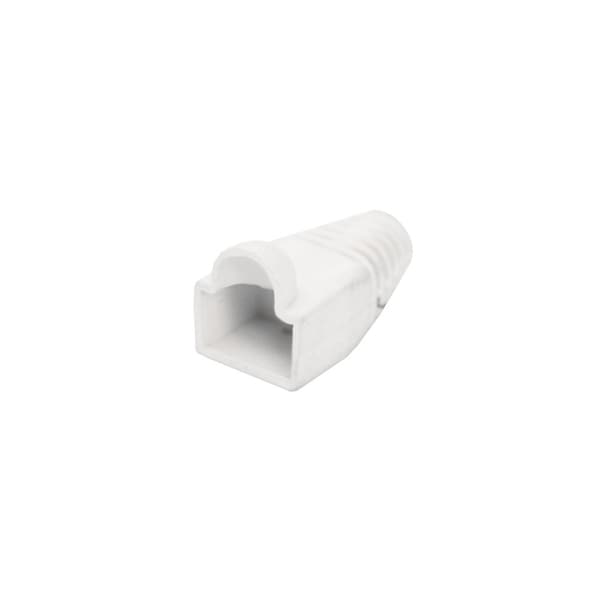 Quest Technology International Rj45 Strain Relief Boots, 50 Pack - White - NMB-1008