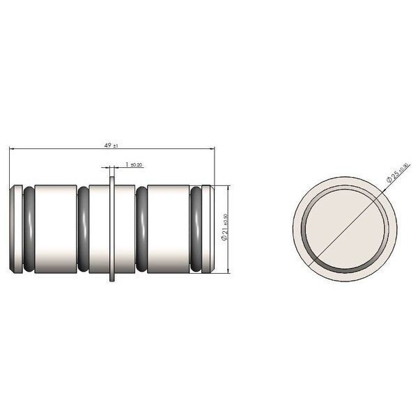 Onward Rail Connector, Stainless Steel - 2462014011SSR