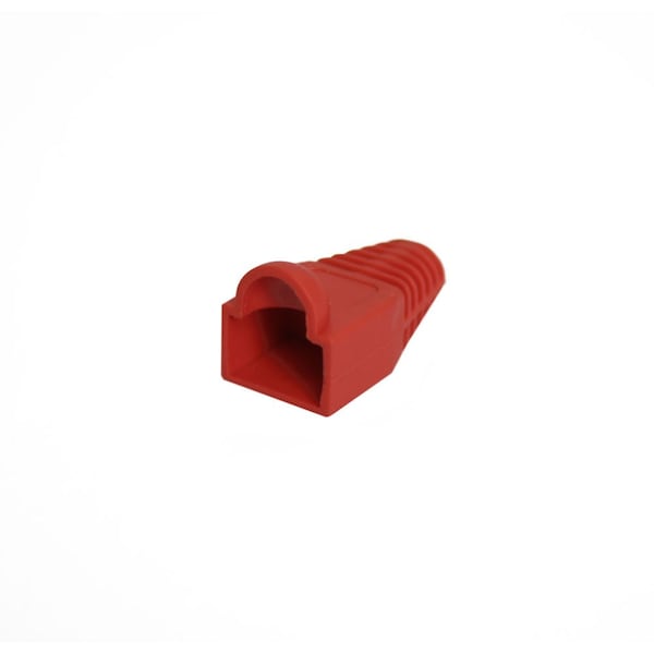 Quest Technology International Rj45 Strain Relief Boots, 50 Pack - Red - NMB-1003
