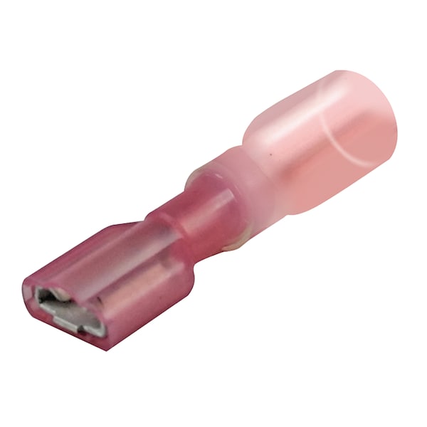 Seachoice Heat Shrink Quick Disconnects, Female, Red, 25 Pack - 60271