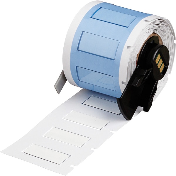 Brady Sleeve, 1 in W, 7/16 in H, Die-cut - M6-250-1-342-WT