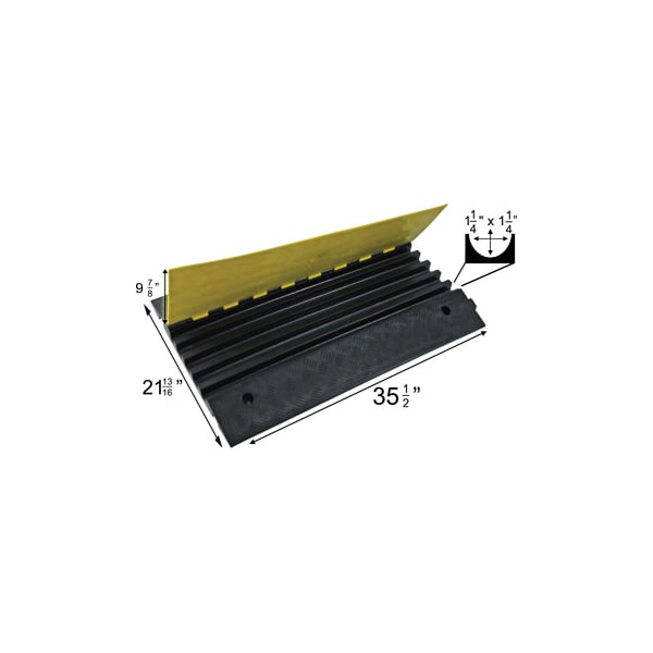 Electriduct Electriduct CR600/900 Heavy Duty Rubber Cable Protectors - CP-RPS-CR900