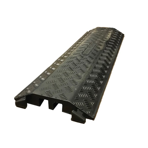Kable Kontrol Kable Kontrol® Rubber Drop Over Cord Cover - Extra Large 2 Channels - 40" Long - Black - FCC9801