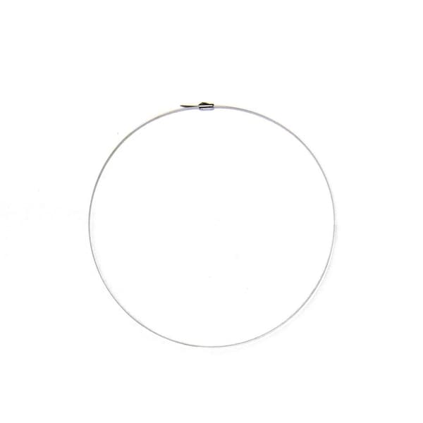 South Main Hardware 26.7-in  304 Stainless Steel 350-lb, Silver, 100 Metal Cable Ties - 222126