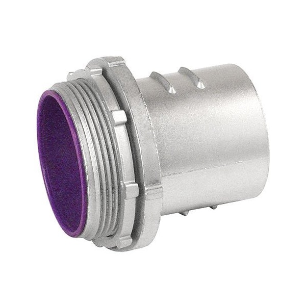 Southwire Die Cast Zinc Screw In Connector W/ Insulated Throat, 3/8 - OF671-S