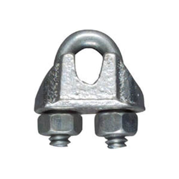 Keen Hardware N248-278 0.12 in. Zinc Plated Wire Cable Clamp - KE433311