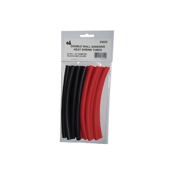S&G Tool Aid DBL WALL HEATSHRINK TUBES 1/8" (20/BAG) - SG23220