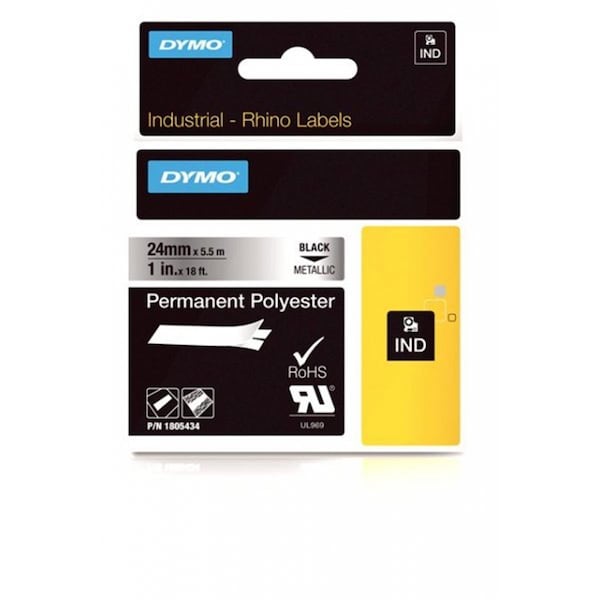 Dymo -Rhino 1 in. Yellow Heat Shrink Tubes - 784-1805444