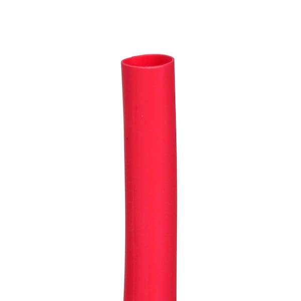 3M Shrink Tubing, 0.187in ID, Red, 4ft, PK250 - FP-301-3/16-Red-4'-Bulk