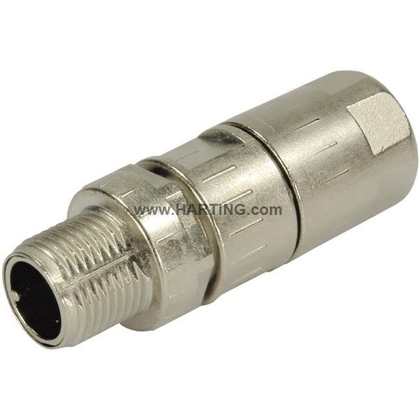 Harting M12 Circular Connector, 8 Poles, 2 A - 21038211805