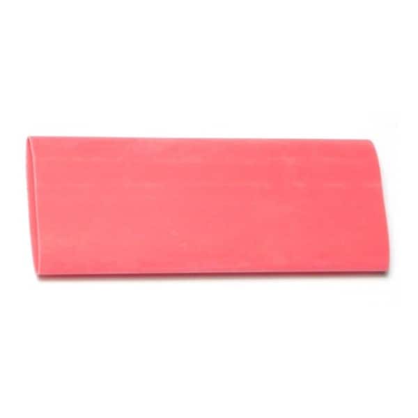 Midwest Fastener 3/4" x 3" Red Heat Shrink Tubing 5PK - 73088