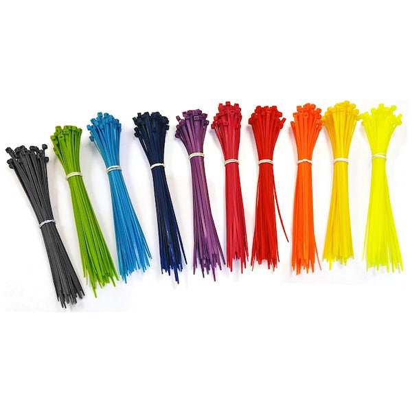 Electriduct Nylon Cable Ties- 11" x 500pcs- Green - CT-11-40-500-GN