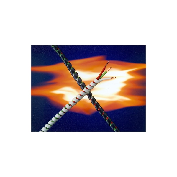 Heli-Tube 1/4 In. OD X 50FT Fire Resistant Black Polyethylene Spiral Wrap - HT 1/4 R-B-50