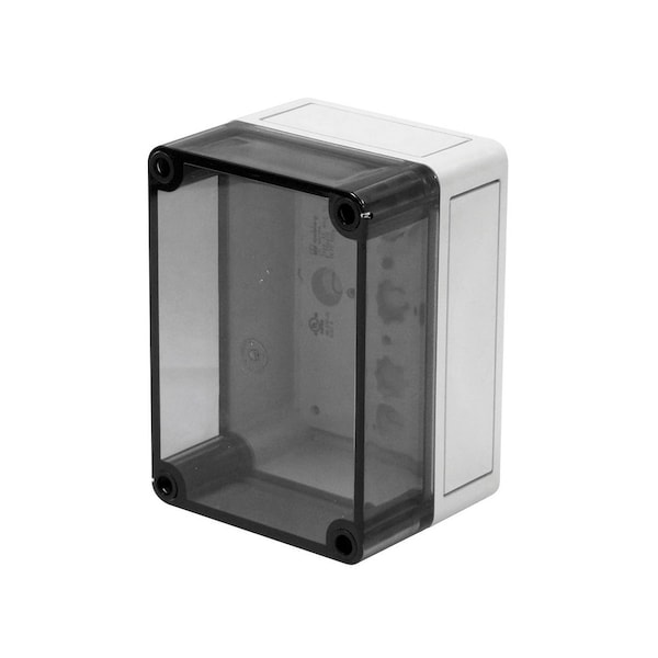 Vynckier Polycarbonate Electrical Enclosures, 7.08 in H, 2.24 in D, 3.7 in W, Screw On - MB070402PCCT