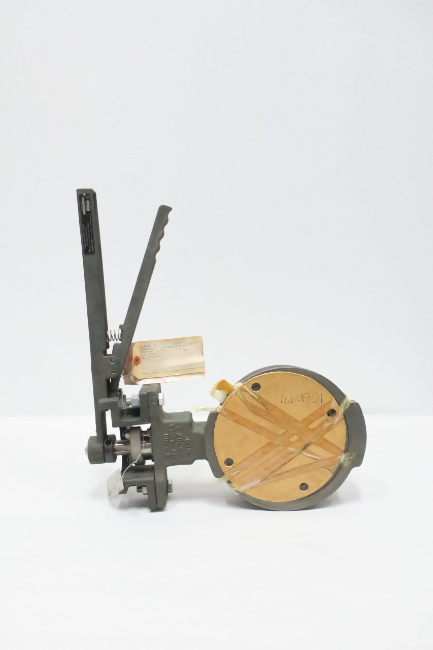 CHEMETRON 10610991 MANUAL 300 WAFER 6IN BUTTERFLY VALVE