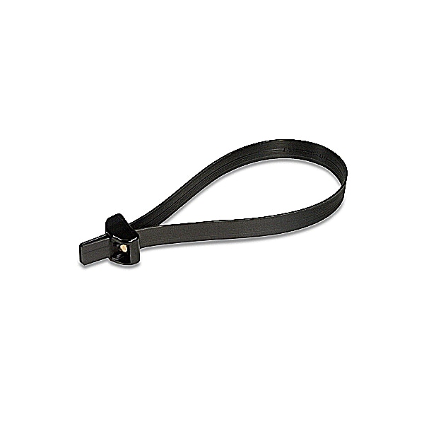 Abb TYD5270M, CABLE TIE 27X0.5IN BLK ACETAL 250LB, PK 10 - TYD5270M