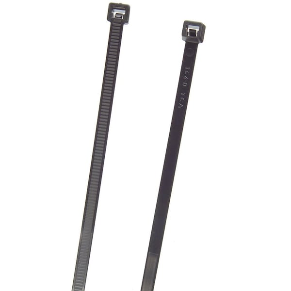 Grote Cable Tie, Heavy Duty, 48", 175lb., Blk, PK50 - 83-6123