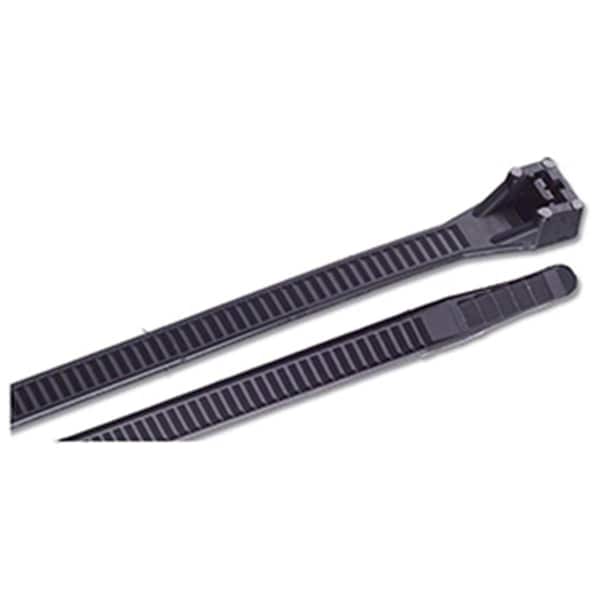 Ideal Ideal Industries 131-B-14-120-0-L 14 in. Cable Ties - UV Black; Pack of 50 - 131-B-14-120-0-L