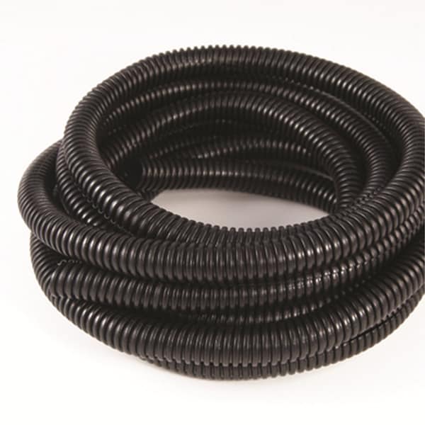 The Best Connection I.D. Black Split Loom Flex-Guard Tubing 7 Ft, 1/2" - JTT4306F