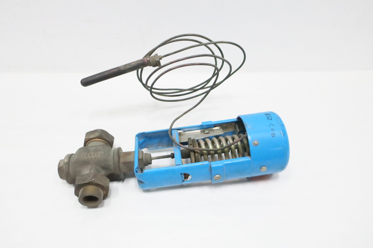 POWERS PROCESS CONTROLS 11 595-4772 TEMPERATURE REGULATED VALVE 80-140F 1IN NPT OTHER VALVE