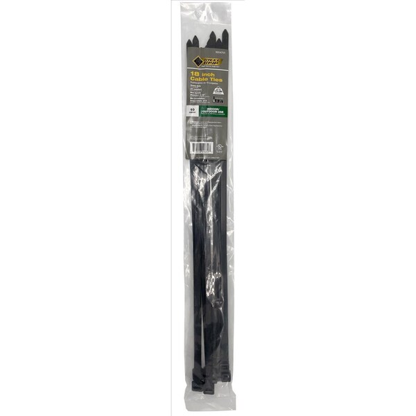 Steel Grip CABLE TIES 18"" 175# BLK - EHD-450-18-UV10