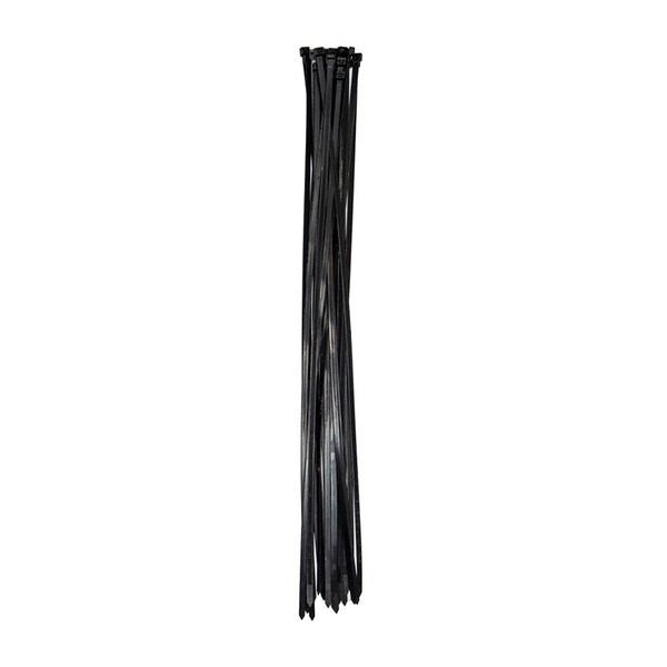 South Main Hardware 32-in   175-lb, Black, 25 Standard Nylon Tie - 220239