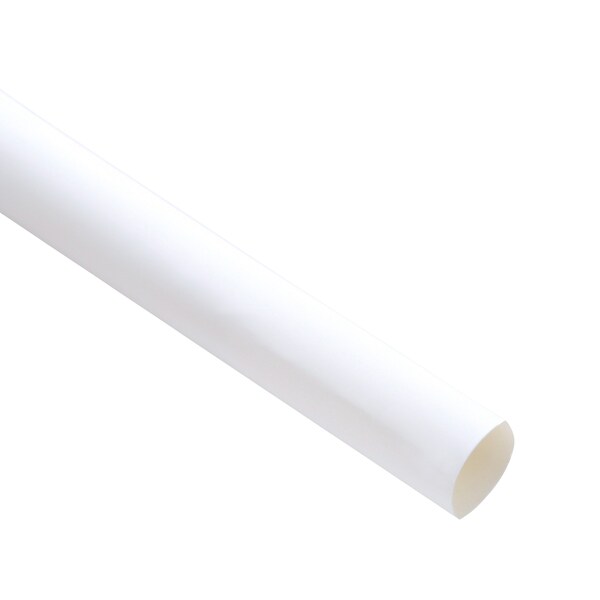 3M Shrink Tubing, 0.5in ID, White, 4ft, PK100 - FP-301-1/2-White-4'-Bulk