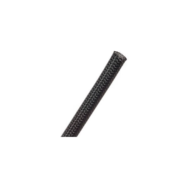 Techflex Techflex Clean Cut Fray Resistant Sleeving 3/8in Dia., 100', Black - CCP0.38BK-100