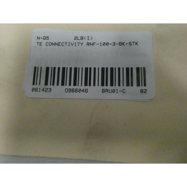 Te Connectivity 600V-Ac Wire Splice Kit & Heat Shrink Tubing - RNF-100-3-BK-STK