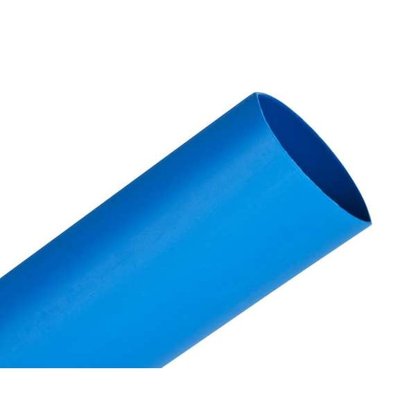 3M Shrink Tubing, 1.0in ID, Blue, 100ft, PK3 - FP301-1-100'-BLUE-SPOOL