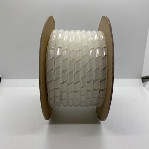 Heli-Tube 1/8 In. OD X 25FT Nylon Spiral Wrap - HT 1/8 N-25