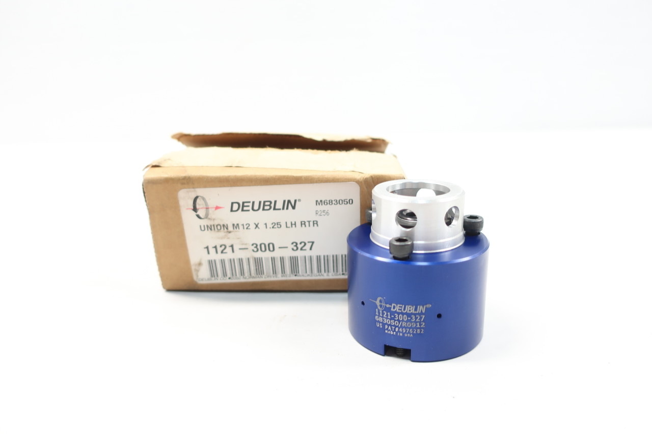 Deublin Spring DEUBLIN 1121-300-327 ROTARY M12 X 1.25LH PIPE UNION - MRO INDUSTRIAL