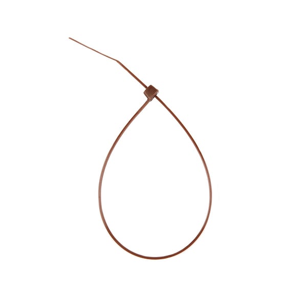 South Main Hardware 11-in   75-lb, Dark Brown, 100 Standard Nylon Tie - 220171