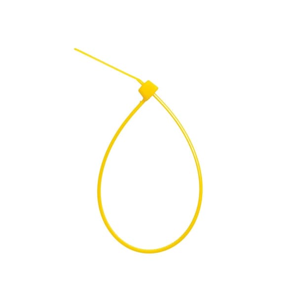 South Main Hardware 8-in   75-lb, Yellow, 100 Standard Nylon Tie - 220146
