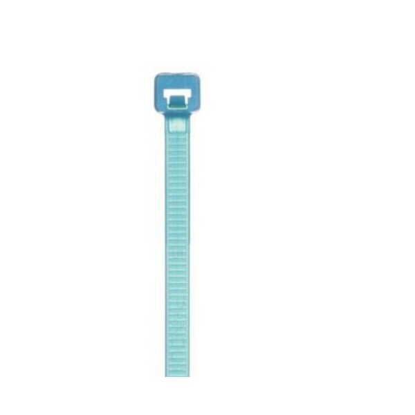 Panduit Cable Tie, Int, 8", Tefzel, Aq, PK1000 - PLT2I-M76