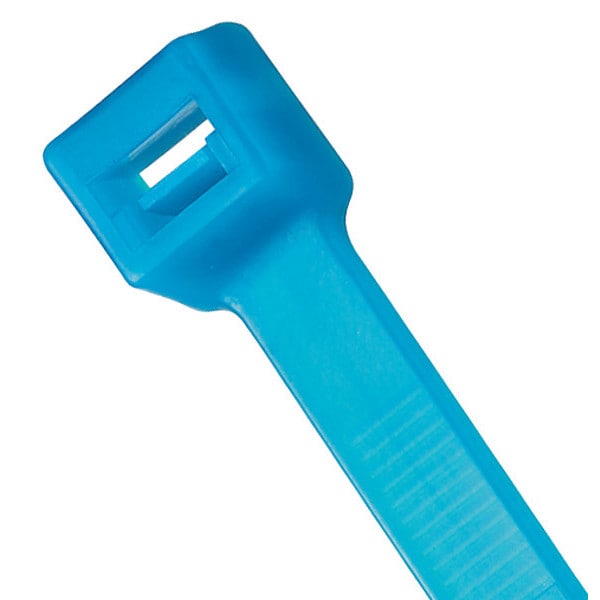 Panduit Cable Tie, Int, 8", Tefzel, Aq, PK1000 - PLT2I-M76