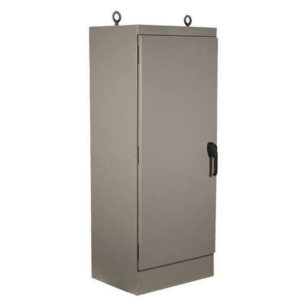 Wiegmann Carbon Steel Electrical Enclosures, 72 in H, 30 in D, 36 in W, NEMA 4, Hinged - WRD723630FS4