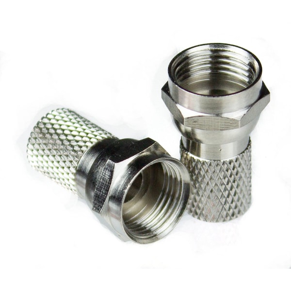 Eclipse Tools Conn, CATV F, Twist On, RG59, 10 P, PK10 - 902-384-10