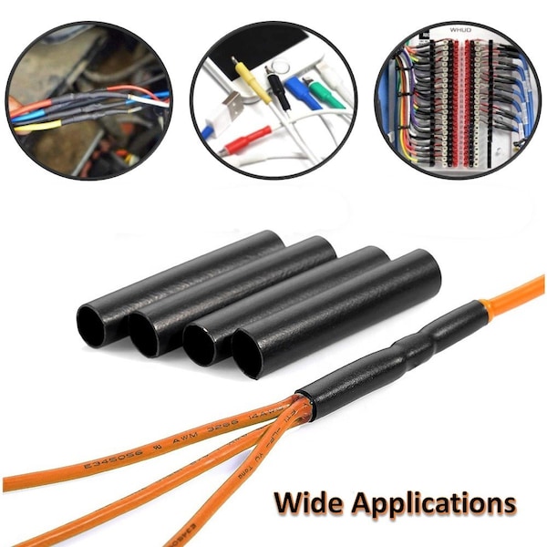 Kable Kontrol Kable Kontrol® 3:1 Heat Shrink Tubing - Dual Wall Adhesive Lined Polyolefin - 1/2" Inside Diameter - 4' Long Stick - Red - HS378-RD