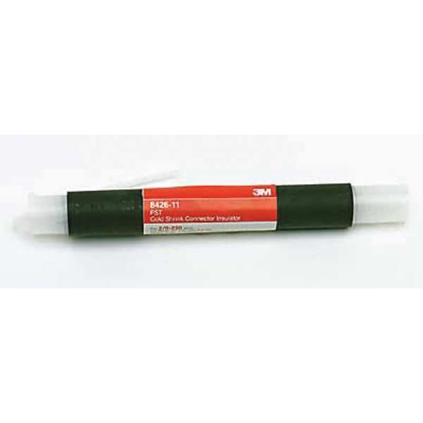 3M Shrink Tubing, 1.180 In ID, Bl, 11 In, PK10 - 8426-11