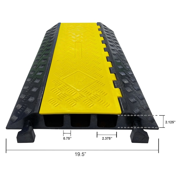 Electriduct Electriduct CR600/900 Heavy Duty Rubber Cable Protectors - CP-RPS-CR600