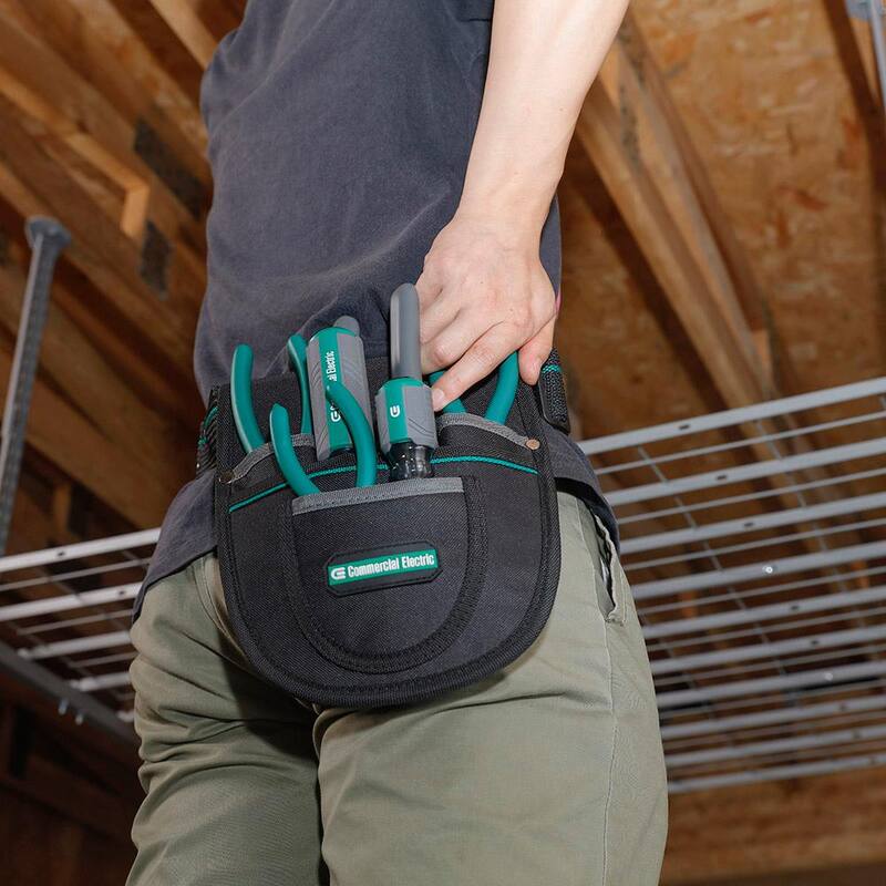Juego de herramientas para electricistas comerciales de Electric Electrician (7 piezas) con estuche - CE180608