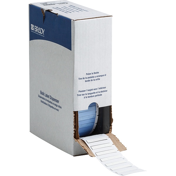 Brady Sleeve, Polyolefin, White, 37/64" W - BM-187-175-342-3
