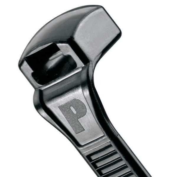 Panduit Cable Tie, 5.6"L, Nylon, Black, PK1000 - CBR1.5I-M0