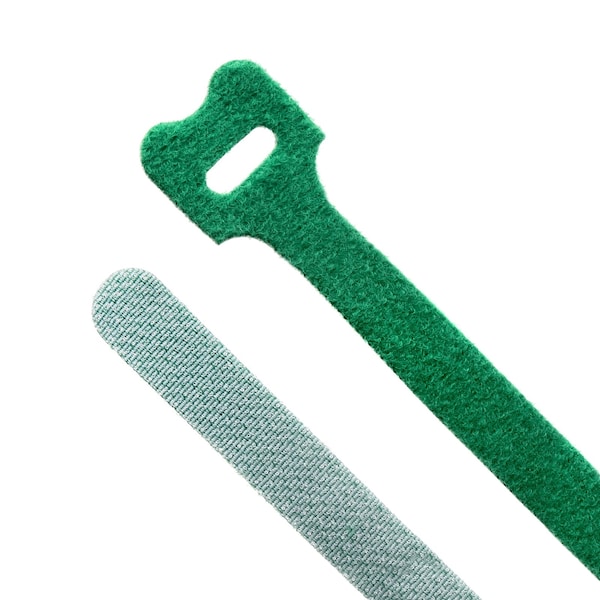 South Main Hardware 8-in  Hook and Loop -lb, Green, 10 Speciality Tie - 222172