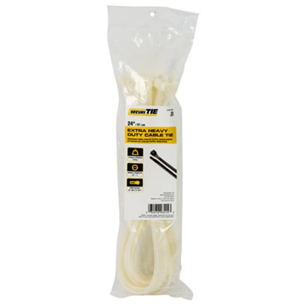 Gardner Bender 24 in. Natural Extra Heavy Duty Cable Tie, 25PK - 220997