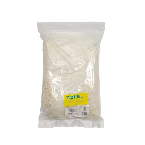 South Main Hardware 6-in   45-lb, Natural, 1000 Standard Nylon Tie - 220121